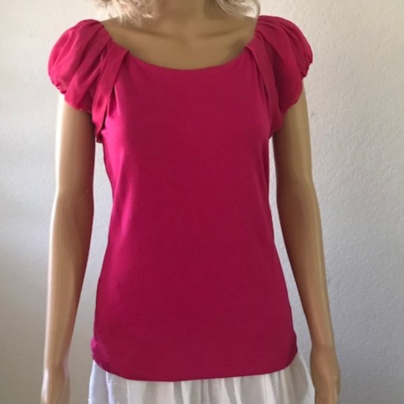 Anne Klein Tops Anne Klein Rose Pink Knit Top Poshmark